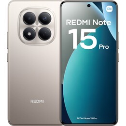 Xiaomi Redmi Note 15 Pro 4G, 12 Go 512 Go, 6,77 AMOLED, 6500 mAh, titane