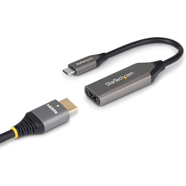 STARTECH.com Adaptador USB-C a HDMI 8K 60Hz / 4K 120Hz USB4 Gris