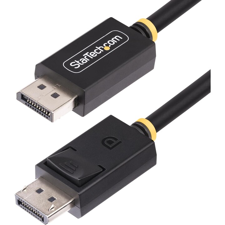 StarTech 1 m DisplayPort 2.1-Kabel – VESA-zertifiziert – DP40 – UHBR10/HDR/DSC 1.2a/HDCP 2.2–8K 60 Hz – DP 2.1