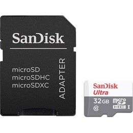 Adattatore SD SanDisk Ultra MicroSDHC da 32 GB UHS-I Classe 10