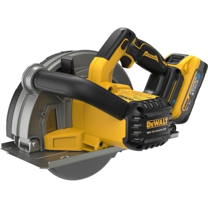 Serra circular para metal sem escovas DeWalt DCS383H2-QW 18V XR 190mm 2x 5.0 Ah Powerstack em mala TSTAK