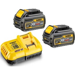 DeWalt Accessories DCB118T2-QW DCB118T2 FlexVolt Starter Kit - 2 x FlexVolt Battery 54V 6.0Ah Li-Ion + DCB118 Quick Charger