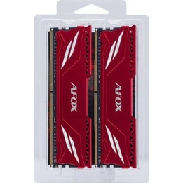 Mémoire RAM Afox DDR4 2 x 8 Go 3200 MHz CL16 XMP2 Rouge