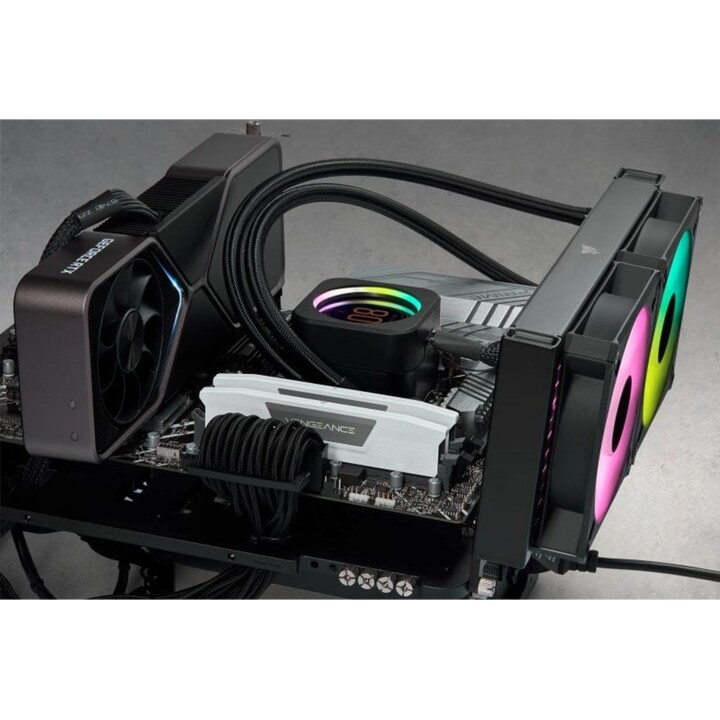 Corsair Vengeance DDR5 Blanc 6000 MHz 64 Go 2 x 32 Go CL30 Dual Intel XMP 3.0 et mémoire RAM AMD EXPO