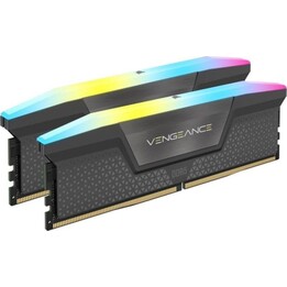 Corsair Vengeance RGB Memoria RAM 64 GB (2 x 32 GB) DDR5 5600 MHz CL40 AMD EXPO Intel XMP Grigio