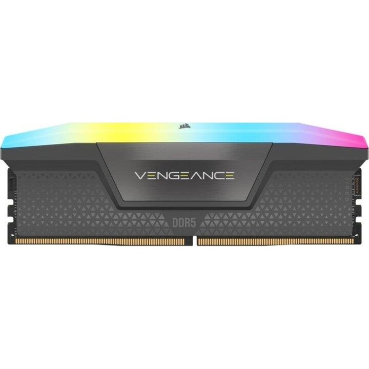 Corsair Vengeance RGB RAM-Speicher 64 GB (2 x 32 GB) DDR5 5600 MHz CL40 AMD EXPO Intel XMP Grau