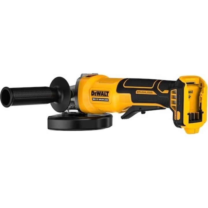 Smerigliatrice angolare DeWalt DCG408NT-XJ 18V XR con interruttore a uomo morto da 125 mm in valigetta TSTAK senza batterie e ca