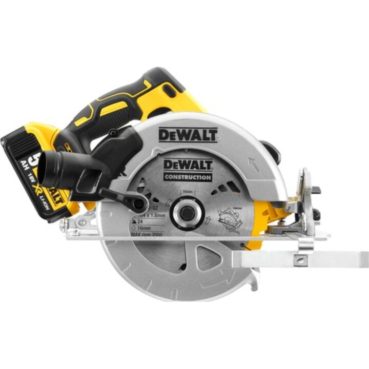 Sierra circular sin cable DeWalt DCS570P2-QW DCS570P2 XR 18V 5.0 AH en maletín TStak