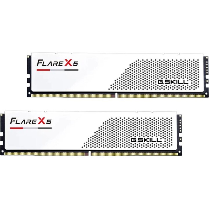G.Skill Flare X5 F5-6000J3636F32GX2-FX5W Kit de mémoire RAM 64 Go, 2 x 32 Go, DDR5, DIMM 288 broches