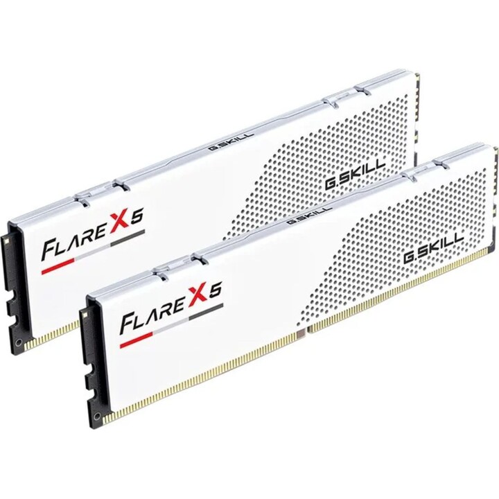 G.Skill Flare X5 F5-6000J3636F32GX2-FX5W Kit de mémoire RAM 64 Go, 2 x 32 Go, DDR5, DIMM 288 broches