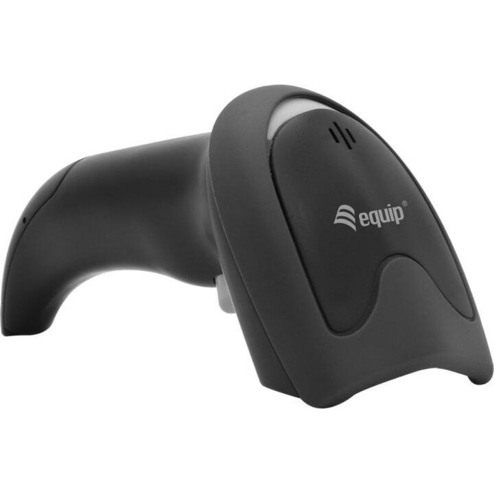 Laser barcode reader Equip / 1D-2D-QR, USB, Black