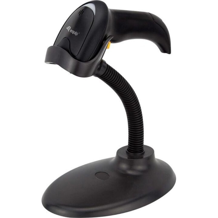 Leitor de código de barras laser Equip / 1D-2D-QR, USB, preto