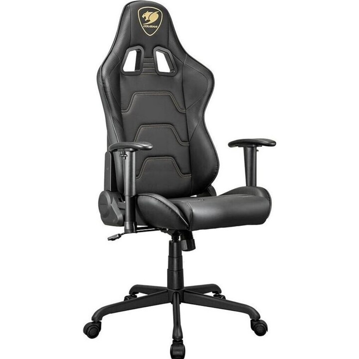 Cougar Armor Elite Royal Gaming Chair, Black and Gold