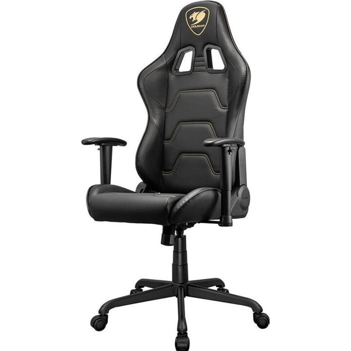 Cougar Armor Elite Royal Gaming Chair, Black and Gold