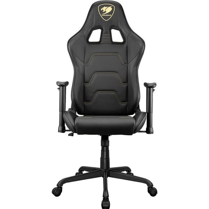 Cougar Armor Elite Royal Gaming Chair, Black and Gold