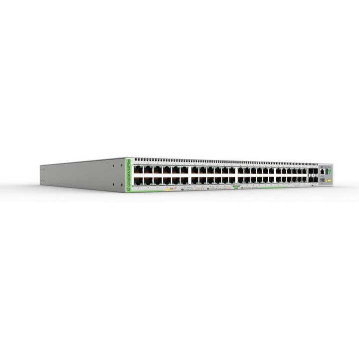 Switch Allied Telesis GS980MX/52PSM 48 porte L3 PoE+ 40x1G 8xMulti-Gig 4x10G SFP+ 370W Budget impilabile