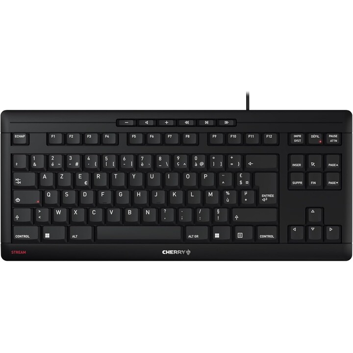 Clavier Cherry STREAM TKL USB AZERTY (JK-8600FR-2) (JK8600FR2)