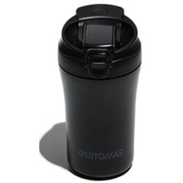 Multitomas - WBOTTLETH350BK Taza de viaje 350 ml Acero inoxidable negro