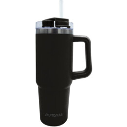Muitomas - TRAVELMUG900BK Mug de voyage 900 ml Acier inoxydable noir
