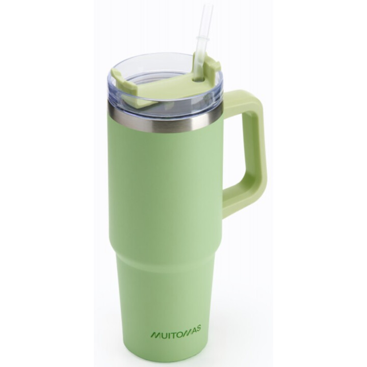 Multitomas - TRAVELMUG900GN Reisebecher 900ml Grün Edelstahl