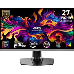 MSI MAG272QP QD-OLED X50: Monitor para juegos MSI MAG 272QP QD-OLED X50 27" 1440p 500Hz 0.03ms