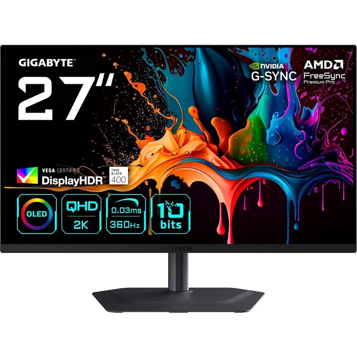 Monitor OLED Gigabyte 27" MO27Q3 360Hz