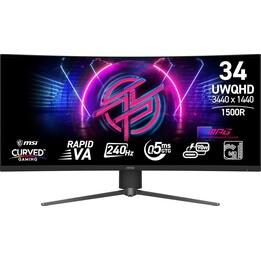 Monitor MSI 34" MPG 346CQRF X24 WQHD 240Hz