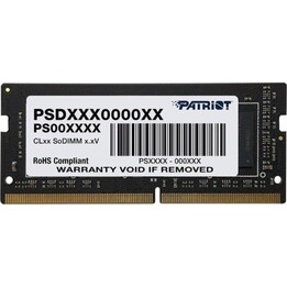 Patriot RAM-Speicher 8 GB 1 x 8 GB DDR4 SO-DIMM 2400 MHz CL17 ohne ECC Schwarz