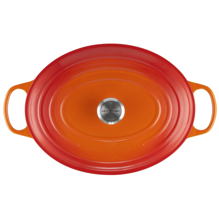 Le Creuset Signature Enamelled Cast Iron Oval Casserole Volcanic 35cm 8.9L