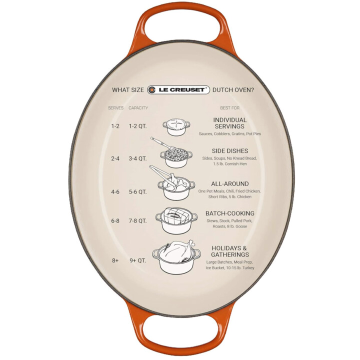 Le Creuset Signature Enamelled Cast Iron Oval Casserole Volcanic 35cm 8.9L