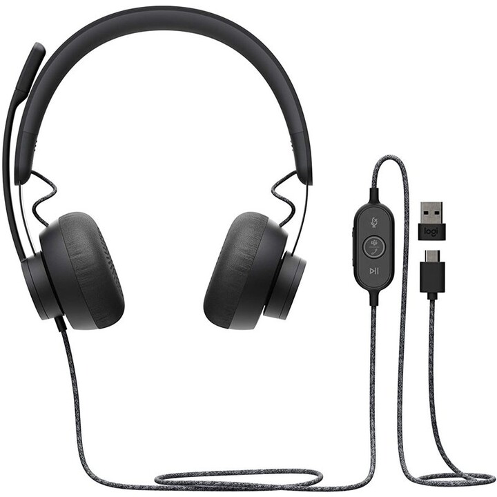 Logitech Headset Zone Wired (981-000870) Black