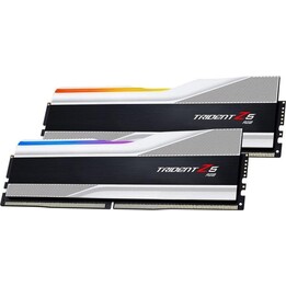 Memoria RAM Kit G.Skill Trident Z5 RGB F5-6400J3239G32GX2-TZ5RS 64 GB 2 x 32 GB DDR5 6400MHz CL32 Intel XMP RGB Plata