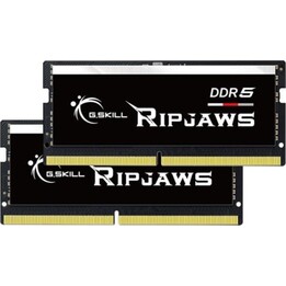 Memória RAM G.Skill Ripjaws F5-4800S4039A32GX2-RS 64 GB 2 x 32 GB DDR5 4800MHz CL40 Kit Dual SO-DIMM XMP Preto