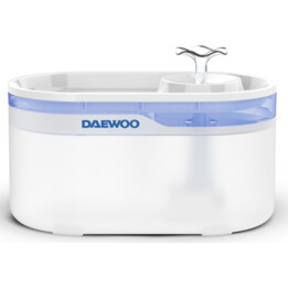 Daewoo D-WF116 Distributore automatico di acqua 2,6L ABS Filtro al carbone in silicone Blu e Bianco