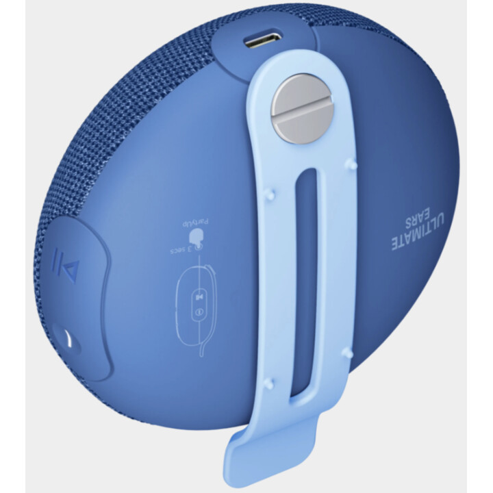Ultimate Ears - Altoparlante ultraportatile MINIROLL con cinghia, blu
