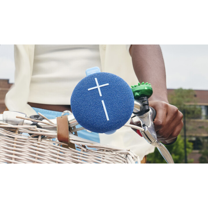 Ultimate Ears - Altoparlante ultraportatile MINIROLL con cinghia, blu