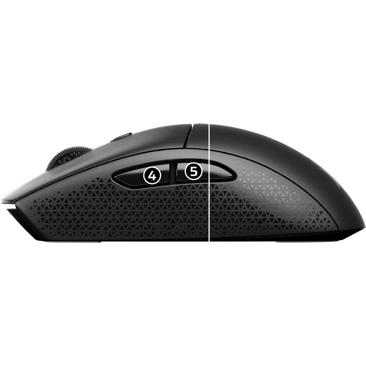 Corsair M55 Gaming 24000 DPI 65 g Kabellos Schwarz