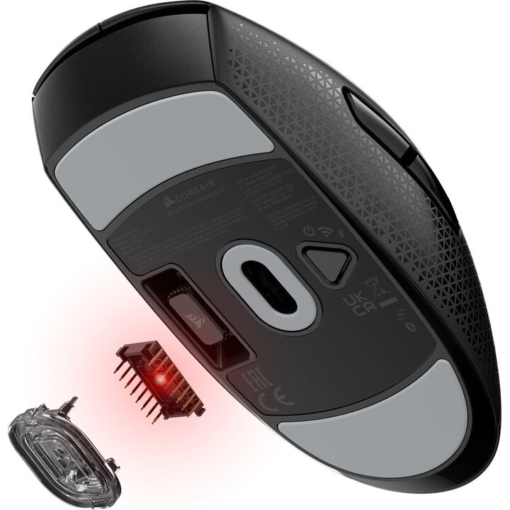 Corsair M55 Gaming 24000 DPI 65 g Kabellos Schwarz