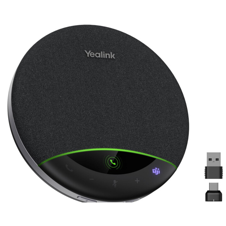 Yealink Ø65 mm, 6 mic, Bluetooth 5.3 (30m max), AI NC + BT51C Dongle