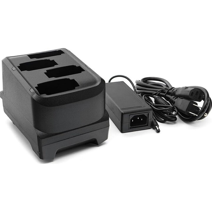 Stazione di ricarica della batteria ZEBRA per MC9300, 4 alloggiamenti | SAC-MC93-4SCHG-01, nero