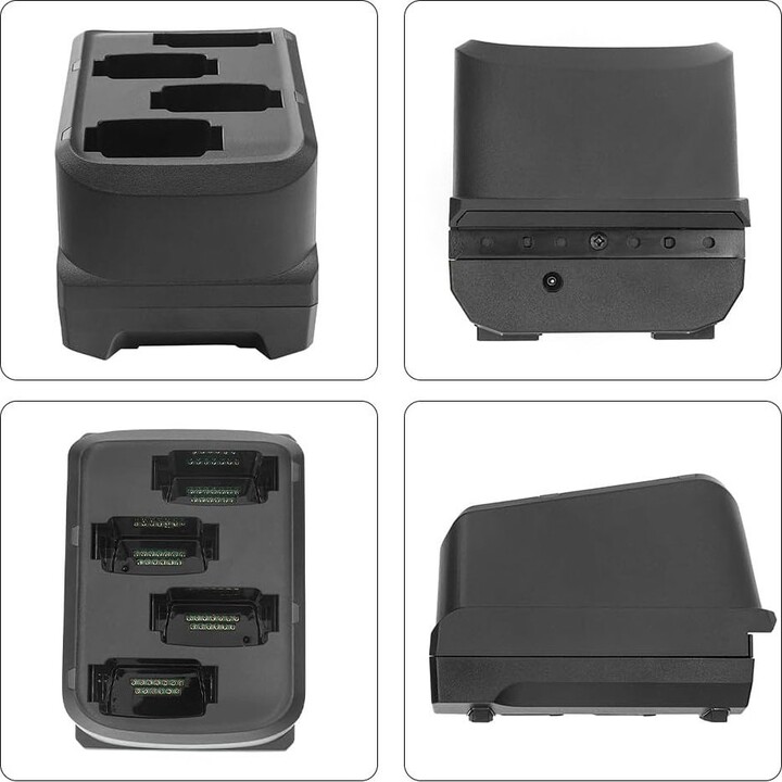 Stazione di ricarica della batteria ZEBRA per MC9300, 4 alloggiamenti | SAC-MC93-4SCHG-01, nero