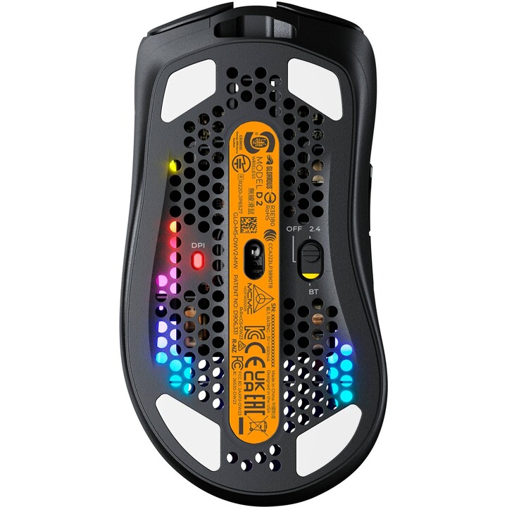 Souris sans fil Glorious Model D 2 26 000 DPI 50 g RGB Noir