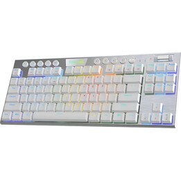 Redragon Horus 621 Gaming RGB Wireless-Schalter Rot Weiß