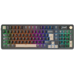 Royal Kludge RKS98 ISO-ES Tri Mode RGB Switch Chartreuse Phantom