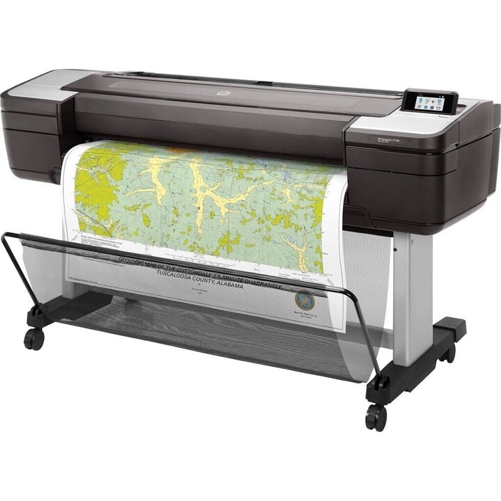 HP DesignJet T1700 PostScript, Large Format Plotter Printer, Gray