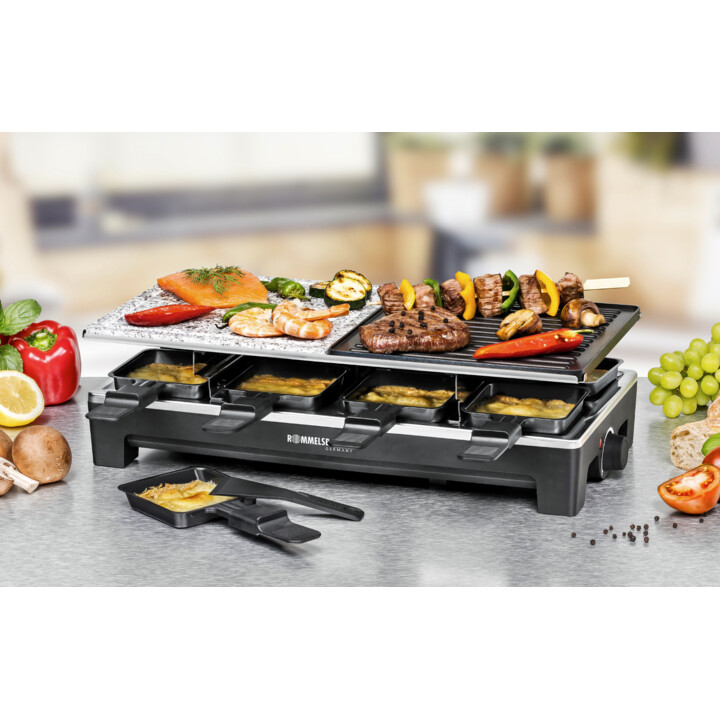 Conjunto de Raclette Gourmet Rommelsbacher RCS 1350