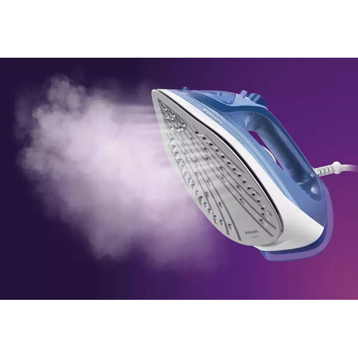 Philips DST3031/20 Plancha de vapor, 2400 W, sistema antigoteo, aumento de vapor de 180 g/m, suela de cerámica