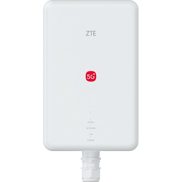 ZTE G51F MC7510 5G Outdoor CPE Router 13dBi Antenna 4.29Gbps 2.5G PoE IP65 WiFi 7 White