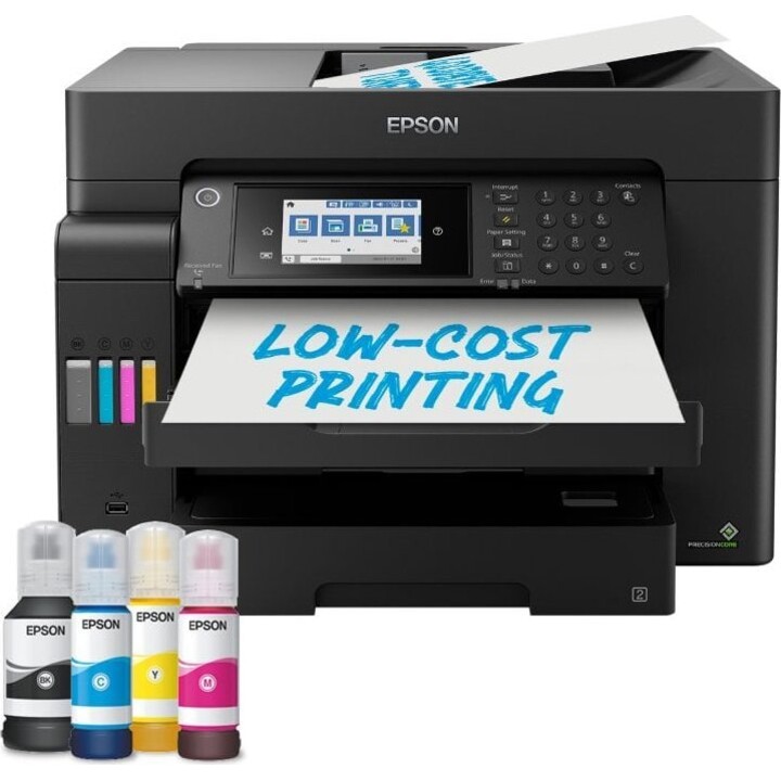 Stampante multifunzione a colori Epson EcoTank ET-16605 WiFi A3+ serbatoi d'inchiostro Fax duplex, nero