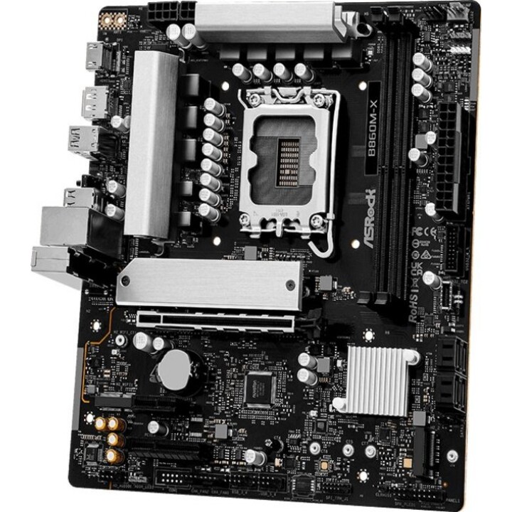 ASRock B860M-X GEN5: scheda madre micro-ATX B860 LGA1851 DDR5 PCIe Gen5 M.2 2.5Gb LAN USB-C HDMI DP